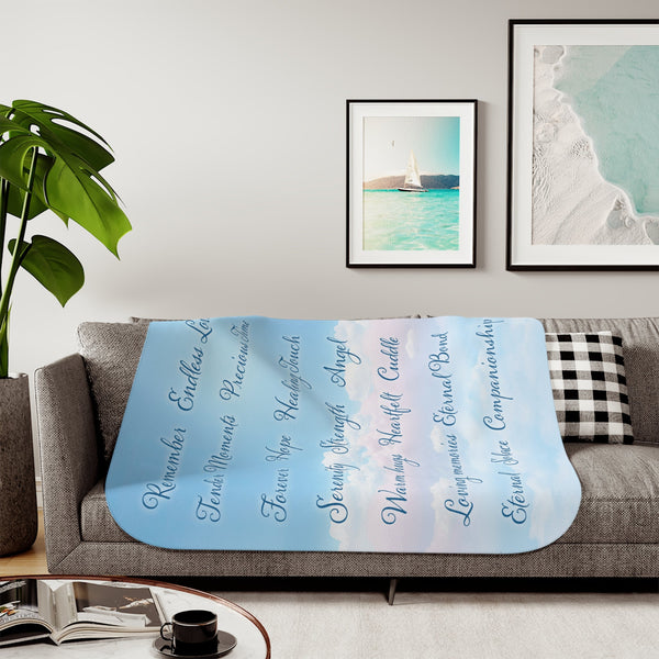 Wrap Yourself in Forever Memories: Sherpa Blanket for Healing Hearts